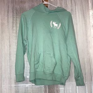 Green hoodie
